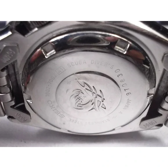 Seiko Silver and Black Men's Watch